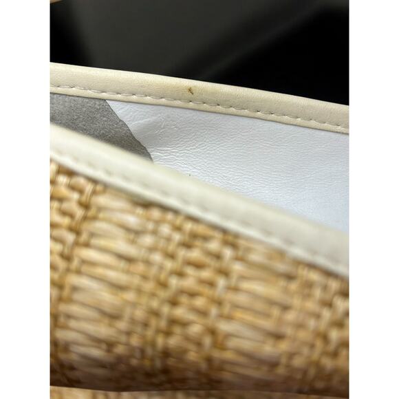 Tory Burch Reva Raffia Straw Ballet Flats – Size 7 M - Picture 6 of 7